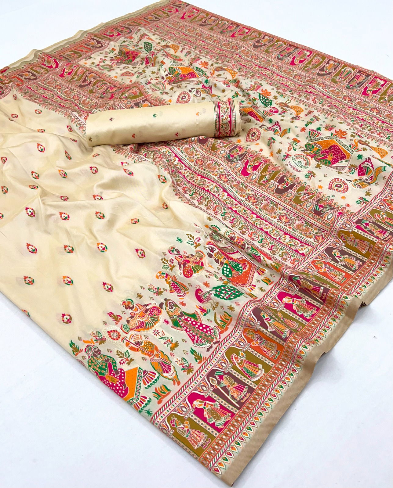 Panetar By Sanjana Silk Pashmina Design Saree Wholesale Market In Surat